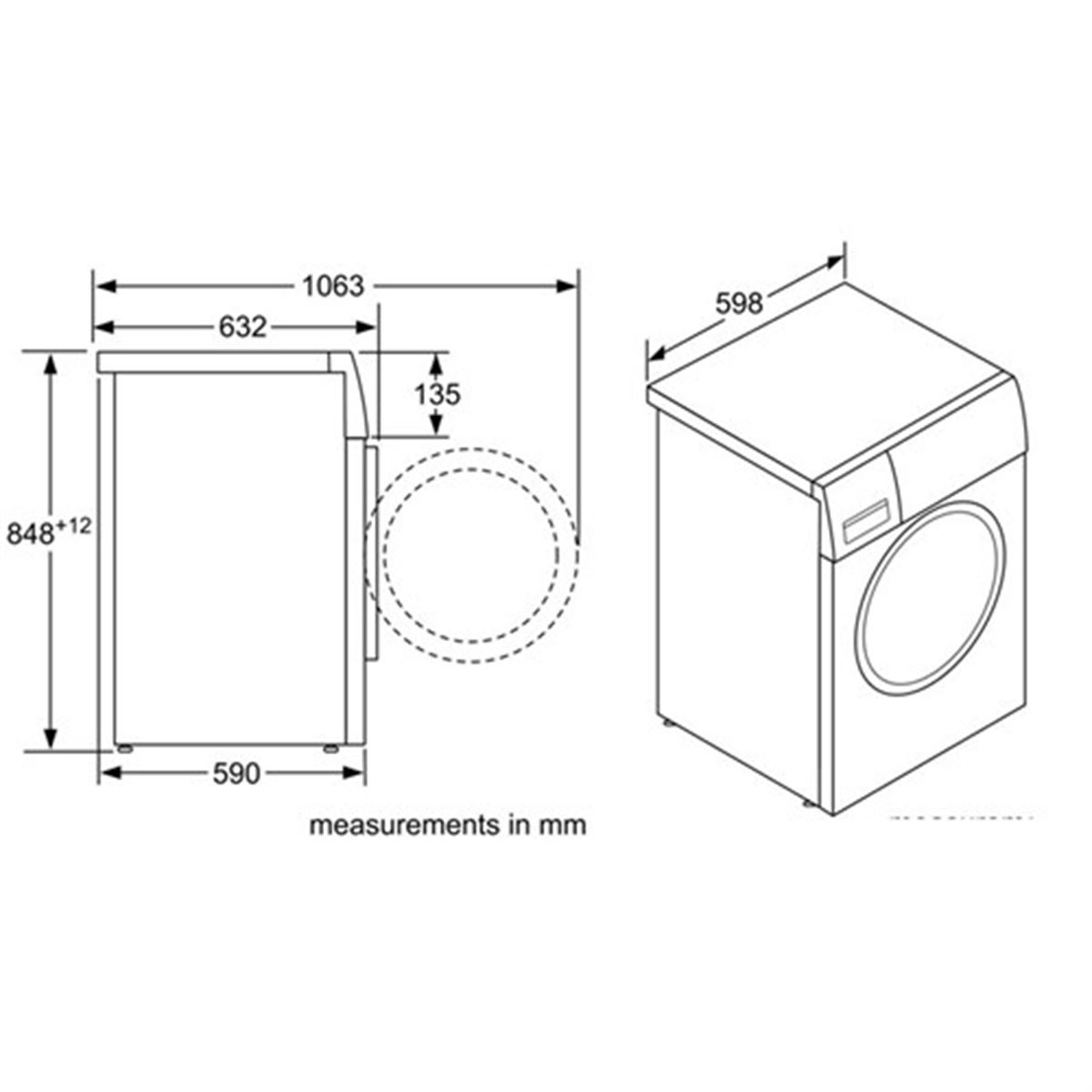 Máy giặt Bosch WAT286H8SG