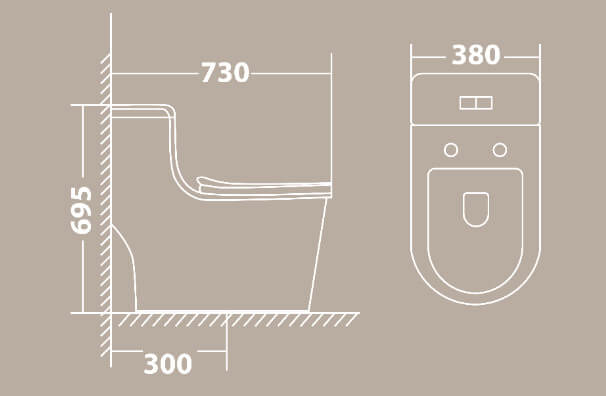 Bồn cầu liền khối I-ROYAL 909VN