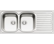 Chậu inox Hafele 2 hộc 1160mm 565.86.281