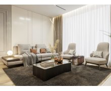 NỘI THẤT CĂN HỘ 61m² PHONG CÁCH HIỆN ĐẠI