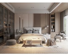 NỘI THẤT PHÒNG NGỦ 46 - GỖ MDF PHỦ MELAMINE PHONG CÁCH HIỆN ĐẠI