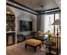 NỘI THẤT CĂN HỘ 17 - PHONG CÁCH INDOCHINE