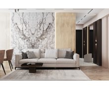 NỘI THẤT CĂN HỘ 58m² PHONG CÁCH HIỆN ĐẠI TONE NÂU