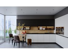 TỦ BẾP 155 - GỖ MDF CHỐNG ẨM PHỦ MELAMINE