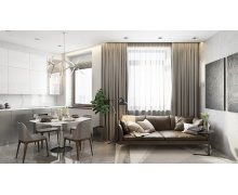 NỘI THẤT CĂN HỘ 121m²  PHONG CÁCH HIỆN ĐẠI