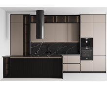 TỦ BẾP 118 CHỮ I BÀN ĐẢO