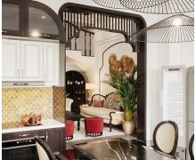 NỘI THẤT CĂN HỘ 22 - PHONG CÁCH INDOCHINE