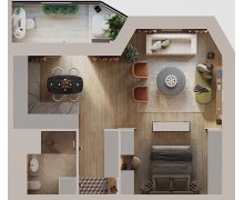 NỘI THẤT CĂN HỘ 52m² PHONG CÁCH MINIMALISM