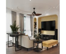 NỘI THẤT CĂN HỘ 120m² - PHONG CÁCH INDOCHINE