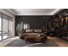 NỘI THẤT PHÒNG NGỦ 42 - PHONG CÁCH HIỆN ĐẠI, TONE MÀU XÁM