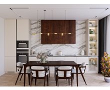 TỦ BẾP 146 - TỦ GỖ MDF PHỦ MELAMINE