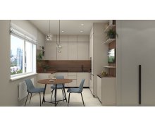 TỦ BẾP 132 KỊCH TRẦN NHỎ GỌN