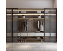 NỘI THẤT PHÒNG NGỦ 71 - GỖ MDF CHỐNG ẨM PHỦ MELAMINE KẾT HỢP CÁNH KÍNH