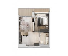 NỘI THẤT CĂN HỘ 30m² PHONG CÁCH HIỆN ĐẠI