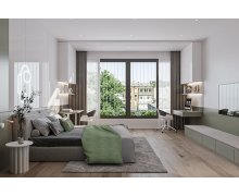 NỘI THẤT PHÒNG NGỦ 33 - PHONG CÁCH HIỆN ĐẠI TONE MÀU TRẮNG XANH