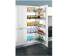 Kệ 12 rổ Higold diamond rổ inox đáy gỗ đệm cao su 202333, 202336