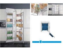 Kệ kéo Higold 18 rổ tủ inox 304 (450mm-500mm) 203003