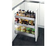 Kệ gia vị dụng cụ inox ray giảm chấn 306002 Higold