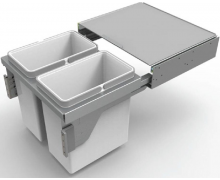 Thùng rác 2 ngăn Inox 306083 HIGOLD