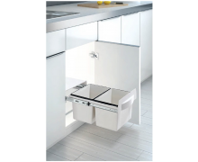 Thùng rác 2 ngăn âm tủ bếp 307013 HIGOLD