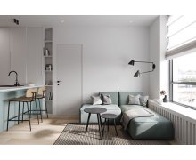 NỘI THẤT CĂN HỘ 39m² PHONG CÁCH HIỆN ĐẠI