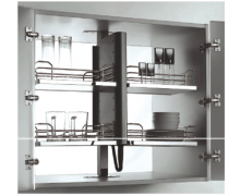 Kệ kéo 2 tầng inox Higold 401005, 401006, 401008