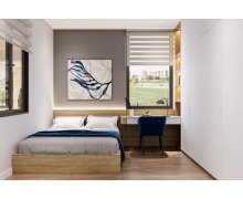 NỘI THẤT PHÒNG NGỦ 19 - PHONG CÁCH HIỆN ĐẠI TONE MÀU TRẮNG KẾT HỢP VÂN GỖ