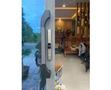 Khóa thông minh cửa nhôm chống nước Kaimi CN108 màu xám (Cửa Lùa)
