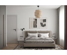 NỘI THẤT PHÒNG NGỦ 26 - PHONG CÁCH HIỆN ĐẠI TONE MÀU XÁM