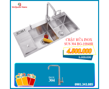 Chậu rửa chén inox cao cấp 304 BG-10048R