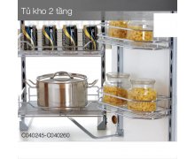 Hệ giá kho 2 tầng cánh mở Eurogold C040245