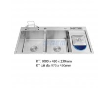 Chậu rửa chén inox cao cấp B-Gem BG-10048R