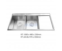 Chậu rửa chén inox cao cấp B-Gem BG-10048T