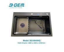 Chậu rửa chén inox cao cấp B-Gem BG-6845HQ nano