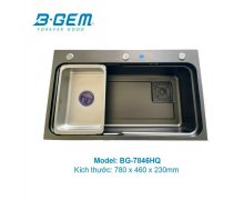Chậu rửa chén inox cao cấp B-Gem BG-7846HQ nano