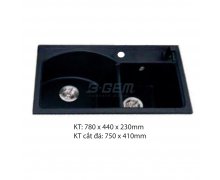 Chậu rửa đá cao cấp B-Gem BG-7844