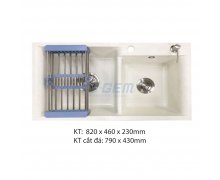 Chậu rửa đá cao cấp B-Gem BG-8246B