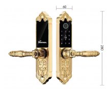 Khóa đại sảnh biệt thự vân tay Demax SL280 Gold