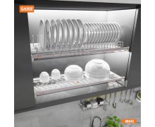 Giá bát đĩa cố định 2 tầng Garis GB04C