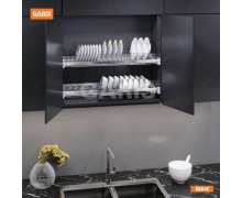 Giá bát đĩa cố định 2 tầng Garis GB04E