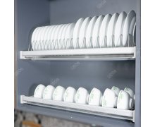 Kệ đựng bát đĩa inox SUS304 khung nhôm Grob (GS304-160; GS304-170; GS304-180; GS304-190)