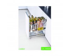 Kệ đựng gia vị dao thớt đa năng, inox sợi nan dẹt, cánh rộng 400 CH-1940DI