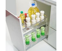 Kệ đựng gia vị inox nan dẹt Grob (GC-20B; GC-25B; GC-30B; GC-35B; GC-40B)