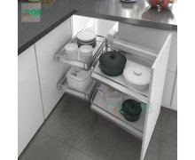 Kệ Liên Hoàn Nan Dẹt Đáy Đặc Inox SUS304 Grob (GM304-290L; GM304-290R)