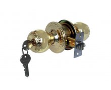 Khóa cửa tay nắm tròn Demax LK801 PB