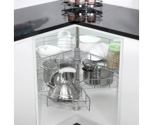 Mâm xoay 270 độ nan tròn inox SUS304 Grob GR304-270A ; GR304-270B