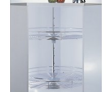 Mâm xoay 360 độ nan tròn inox bóng Grob GR-360A ; GR-360B