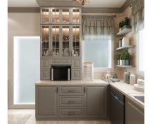 TỦ BẾP CÁNH PANEL VÁN AN CƯỜNG