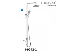 SEN TẮM ĐỨNG LẠNH ĐỒNG THAU MẠ CROME I-ROYAL I-9042-1
