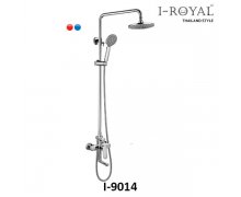 SEN TẮM ĐỨNG NÓNG LẠNH ĐỒNG THAU MẠ CROME I-ROYAL I-9014